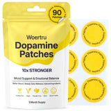 Woertru Dopamine Patches 90 count front view packaging