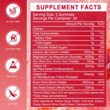 WOGORGT Calcium Magnesium Zinc Gummies packaging side view