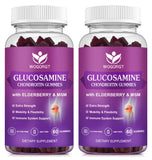 WOGORGT Glucosamine Chondroitin Gummies front view with packaging
