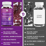 WOGORGT Glucosamine Chondroitin Gummies with ingredients list