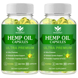 WOGORGT Hemp Oil Capsules front view packaging