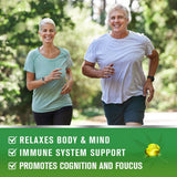 WOGORGT Hemp Oil Capsules with natural ingredients background