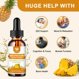 WOGORGT Magnesium Glycinate Liquid Drops 800mg with dropper