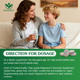 WOGORGT Magnesium Glycinate Supplement on a kitchen counter