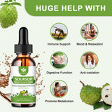 WOGORGT Soursop Liquid Drops with dosage dropper