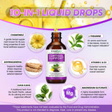 WOJBALMN Cortisol Supplements Liquid Drops 2 Fl Oz bottle with label