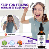 WOJBALMN Cortisol Supplements Liquid Drops 2 Fl Oz with measuring dropper