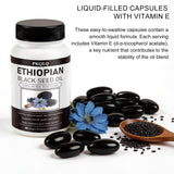 WOJJ Black Seed Oil Softgels close-up of softgel