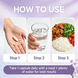 WOJJ Echinacea Herbal Supplement in a hand for size reference