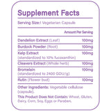 WOJJ Echinacea Herbal Supplement side view showing capsule details