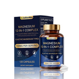 WOJJ Magnesium Supplement 12-in-1 Formula front view