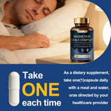 WOJJ Magnesium Supplement bottle with dosage information