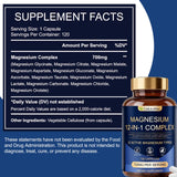 WOJJ Magnesium Supplement capsules in bottle