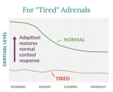 Women's Health Network Adaptisol Adrenal Extracts packaging on a wooden table