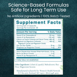 Women's Health Network Calcium Supplement 150g packaging on a wooden table