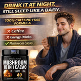 WONDER FAMILY Mushroom Coffee Powder mixed in smoothie