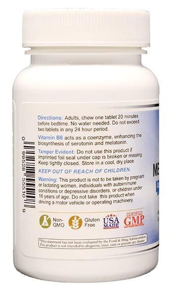 Wonder Laboratories Chewable Melatonin 10mg + B6 packaging