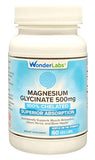 Wonder Laboratories Magnesium Glycinate 500mg Supplement front view