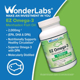 Wonder Laboratories Omega-3 Fish Oil 550mg capsule close-up