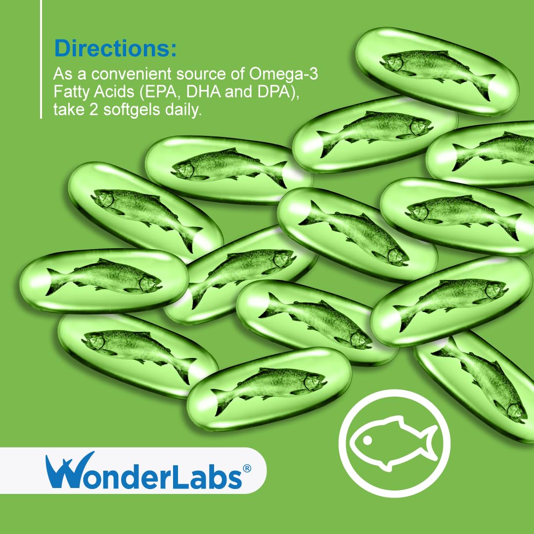 Wonder Laboratories Omega-3 Fish Oil 550mg ingredients list