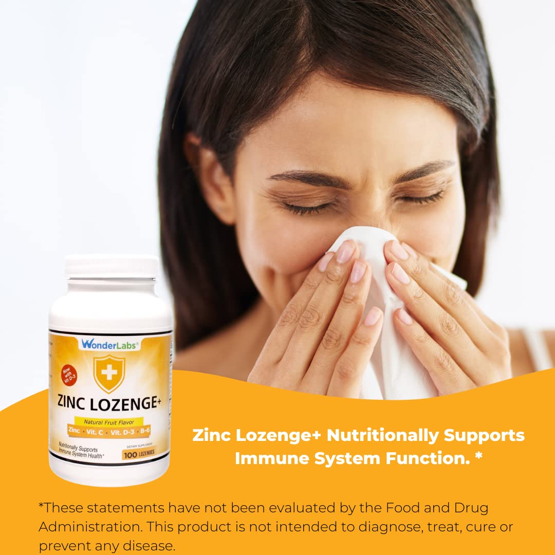Wonder Laboratories Zinc Lozenges in a lifestyle setting