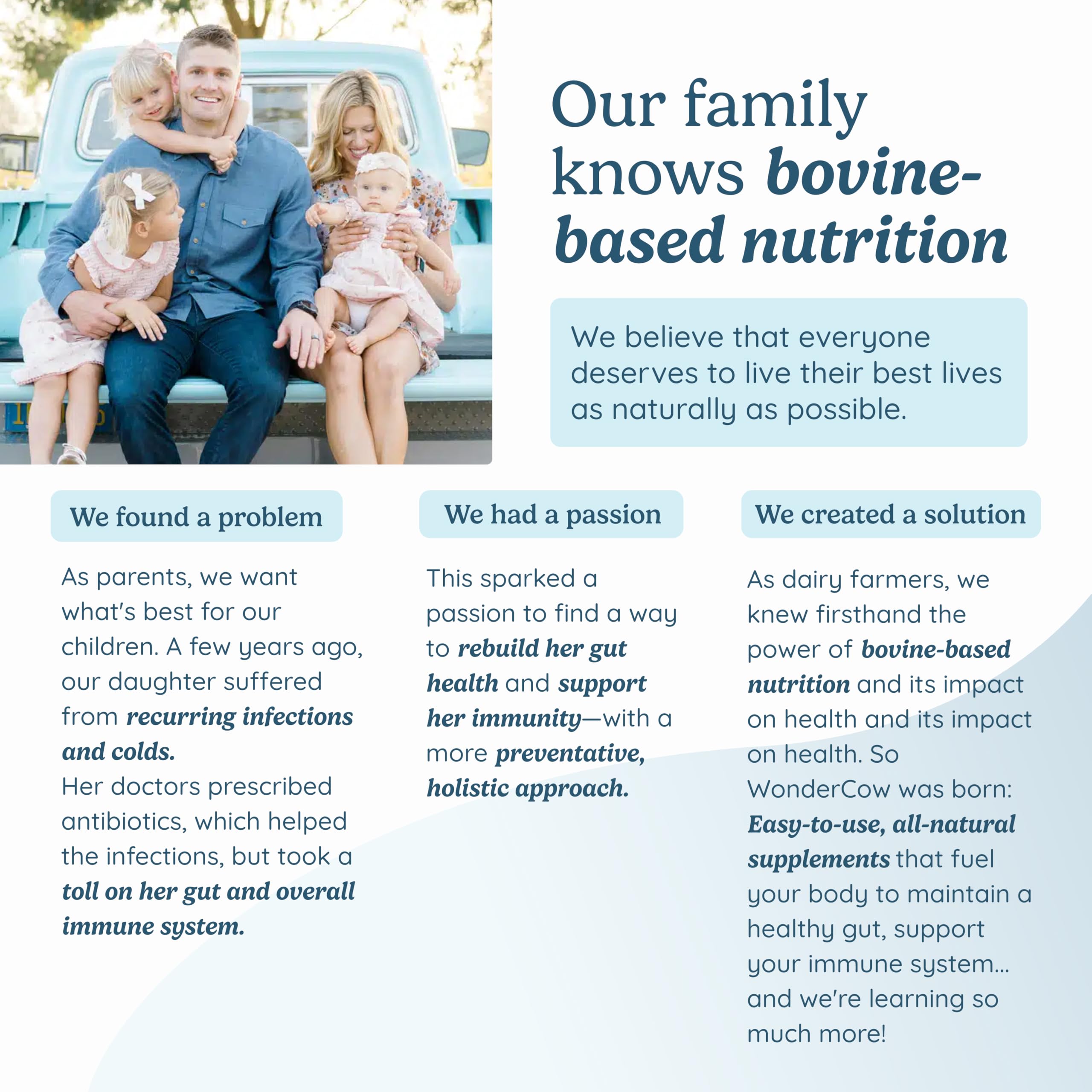 WONDERCOW Bioactive Collagen + Bovine Colostrum Powder lifestyle scene