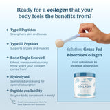 WONDERCOW Bioactive Collagen + Bovine Colostrum Powder on a kitchen counter