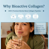 WONDERCOW Bioactive Collagen + Bovine Colostrum Powder scoop and powder