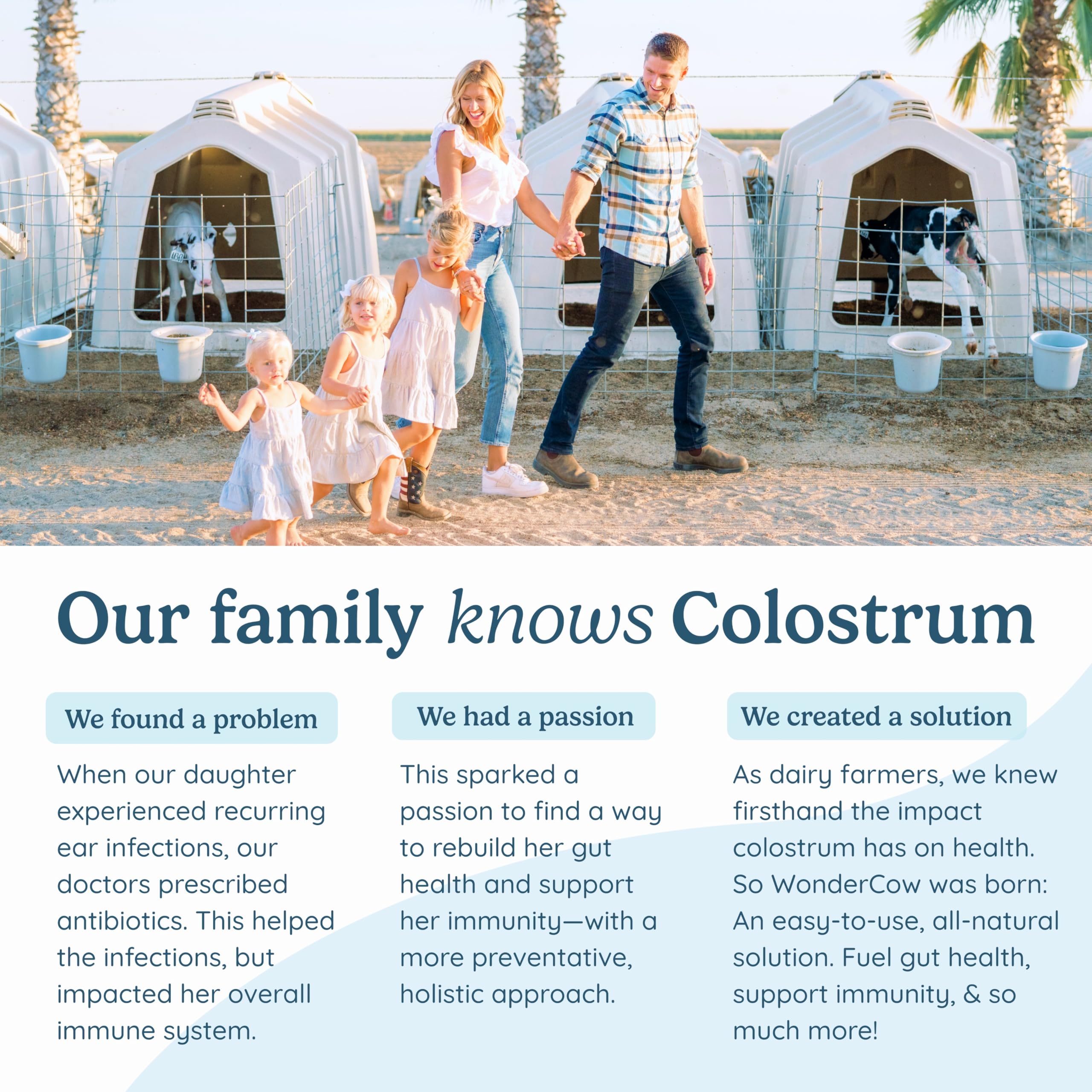 WONDERCOW Whole Colostrum Capsules packaging details