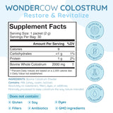 WONDERCOW Whole Colostrum Powder packaging side view