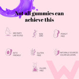 Wondermoon Cortisol Gummies lifestyle scene with a glass of water
