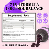 Wondermoon Cortisol Gummies with a measuring spoon