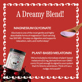 Wooden Spoon Herbs Magic Magnesium Tart Cherry Drink Mix ingredients close-up