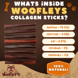Woofley's Collagen Supplement 381g with measuring scoop