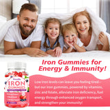Wordln Iron Gummies showing the gummy texture