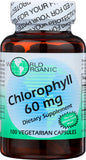 World Organic Chlorophyll 100 mg 60 Capsules front view