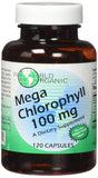 World Organic Mega Chlorophyll 100mg 120 Capsules front view