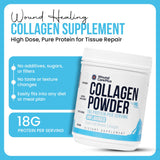 WOUND CAREPLUS Collagen Powder in a bowl with oatmeal
