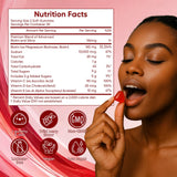 WOVOEO Hair Growth Vitamins Gummies texture close-up