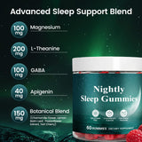 WOVOEO Nightly Reset Gummies showing two gummies on a white background