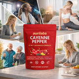 WSJAWH Cayenne Pepper Supplement ingredients list on packaging