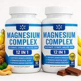 WSJAWH Magnesium Complex 12-in-1 supplement front view
