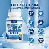 WSJAWH Magnesium Complex 12-in-1 supplement ingredients list