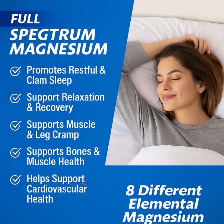 WSJAWH Magnesium Complex 12-in-1 supplement with a glass of water
