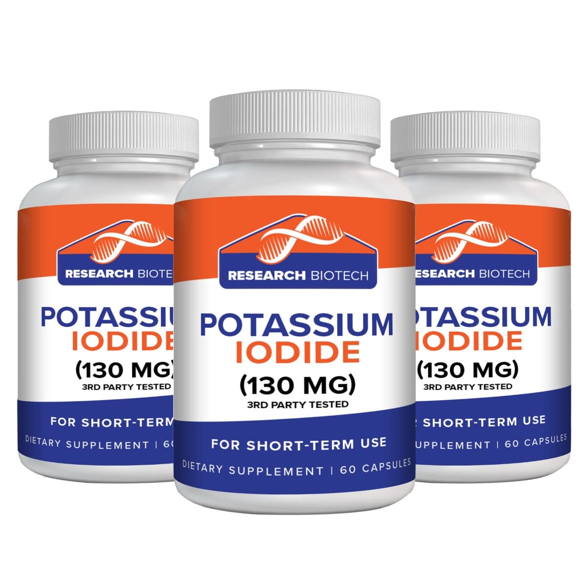Wuiil Potassium Iodide 130mg Capsules bottle front view