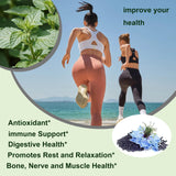 WUJECT Oregano Oil Softgels back view with ingredient list