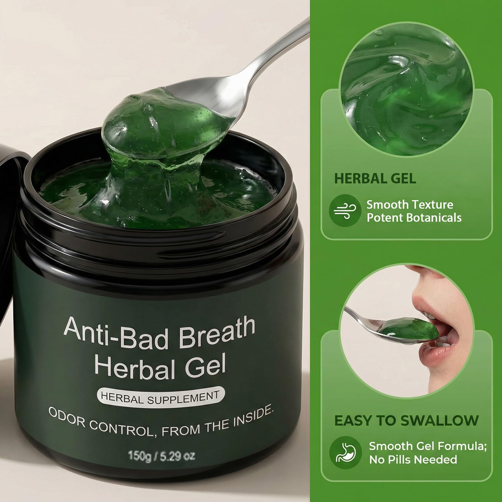 WVJIGE Herbal Gel Supplement 191g ingredients list