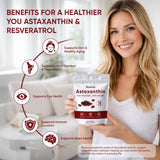 Wvnscl Astaxanthin Supplement 109g with measuring spoon