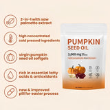 Wvnscl Pumpkin Seed Oil and Saw Palmetto softgels packaging