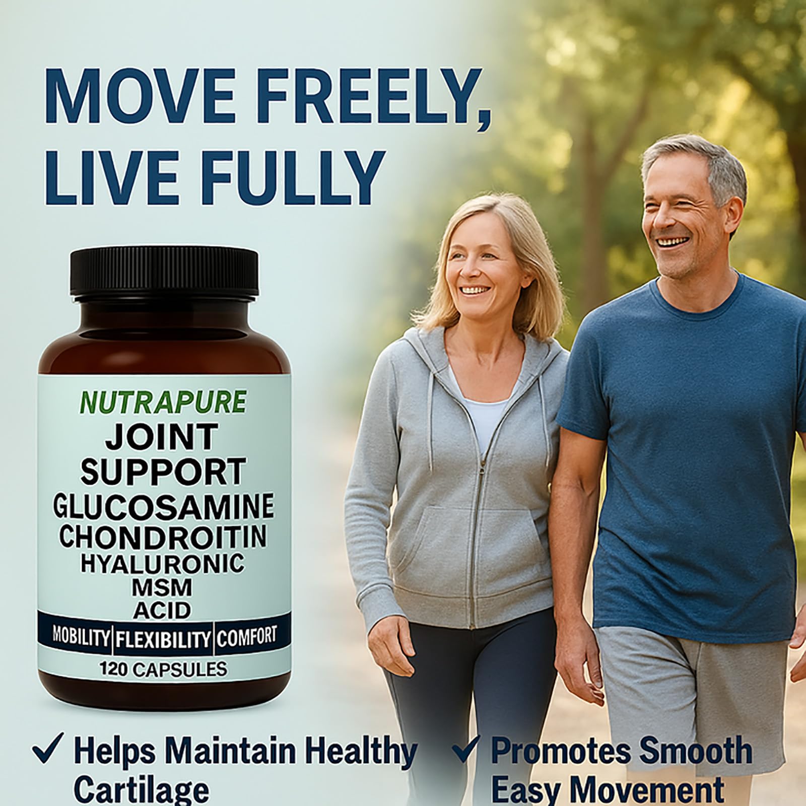 WXDOAU Chondroitin Joint Care Capsules lifestyle scene